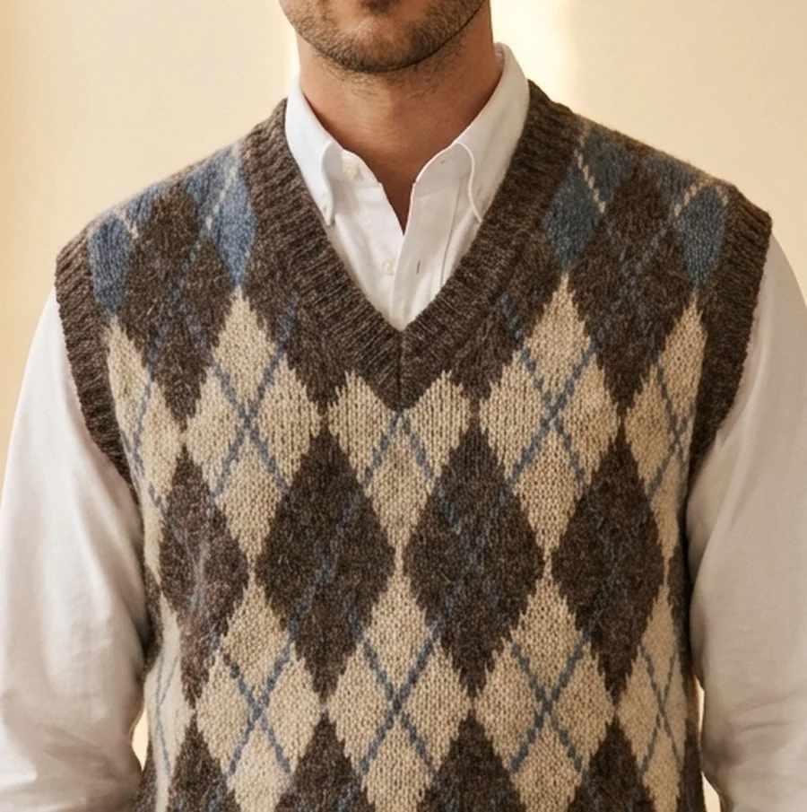 Argyle V, das Muster im Detail